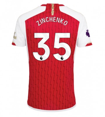 Arsenal Oleksandr Zinchenko #35 Primera Equipación 2023-24 Manga Corta